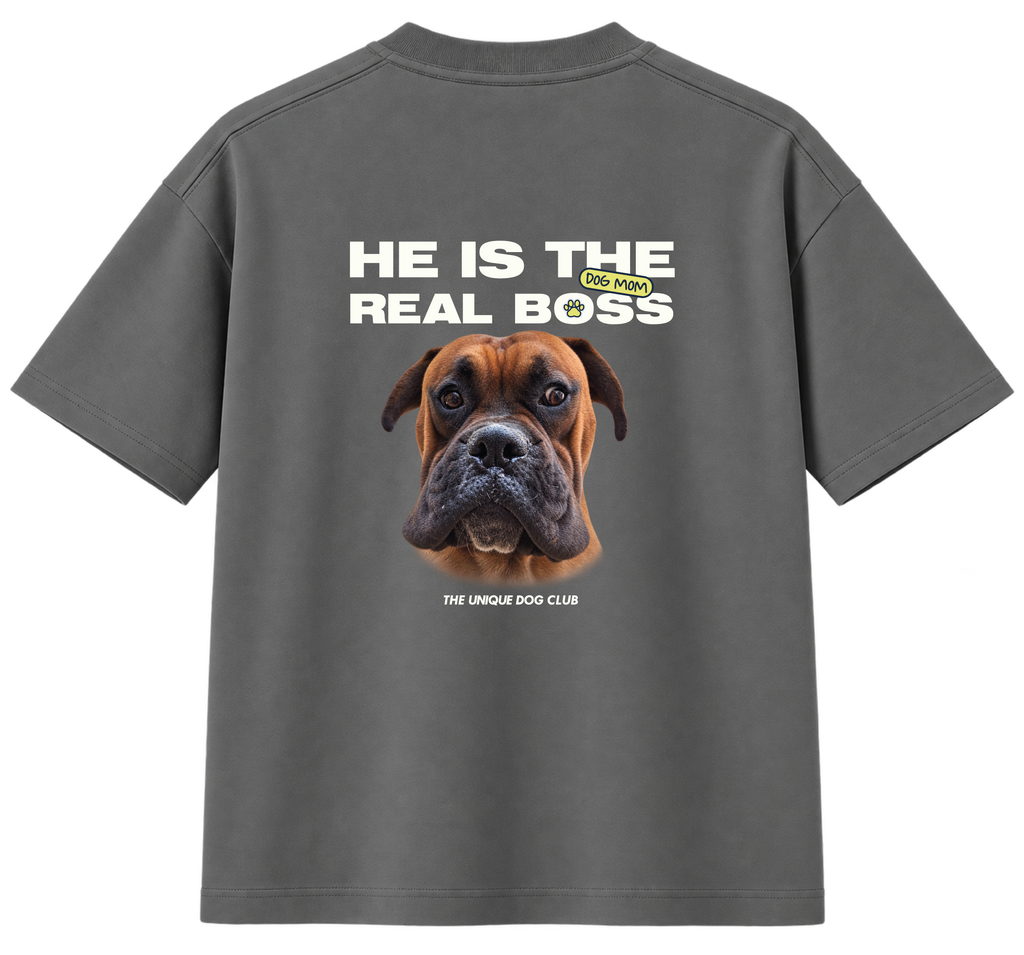 HE/SHE IS THE REAL BOSS | Playera personalizada